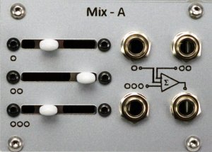 Eurorack Module Mix-A Silver from Pulp Logic