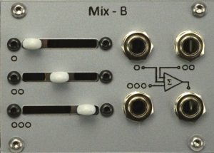 Eurorack Module Mix-B Silver from Pulp Logic