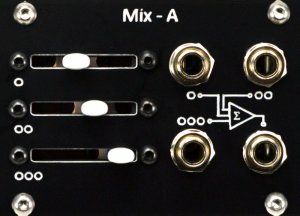 Eurorack Module Mix-A Black from Pulp Logic