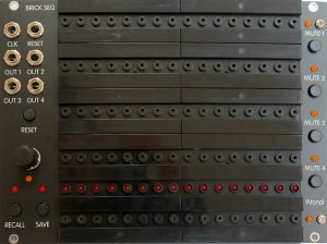 Eurorack Module Brick Sequencer from Atonal Circuits