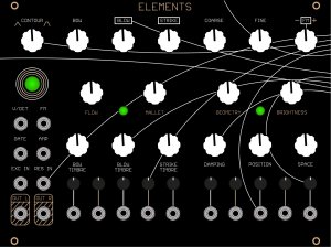 Eurorack Module Elements (PCB Panel) from Oscillosaurus