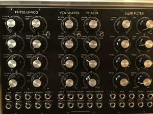 MU Module Triple LF-VCO / VCA Shaper / Phaser / 24dB Filter from Rob Hordijk