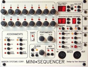 Eurorack Module Oberheim Mini Sequencer from Marion Systems Corporation