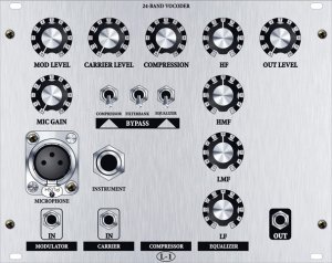 Eurorack Module 24-band Vocoder from L-1