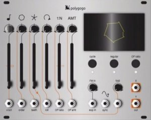 Eurorack Module Polygogo (white panel) from E-RM