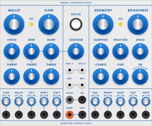 Buchla Module Modal Synthesis Voice (MSV) from 1979