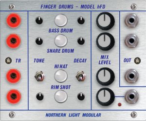 Buchla Module Fingerdrums – Model hFD from Northern Light Modular