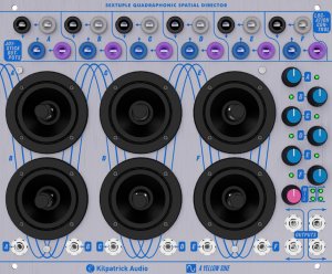 Buchla Module Sextuple Quadraphonic Spatial Director from Kilpatrick Audio