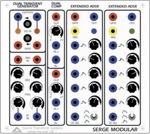 Serge Module Dual ADSR from Serge