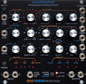 Eurorack Module Panharmonium (black) from Rossum Electro-Music