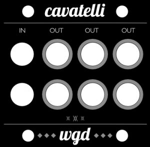 Eurorack Module cavatelli from WGD Modular