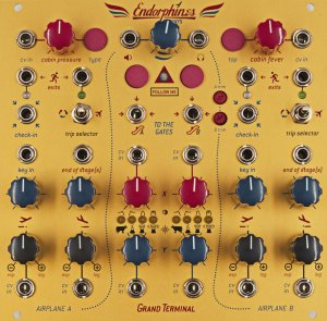 Eurorack Module Grand Terminal (golden) from Endorphin.es