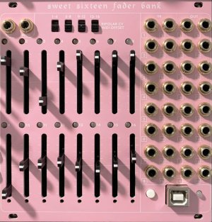 Eurorack Module Sweet Sixteen (alternate panels) from Tesseract Modular