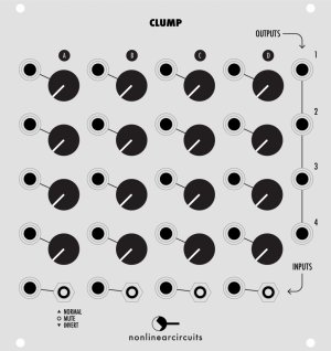 Eurorack Module Clump from Nonlinearcircuits