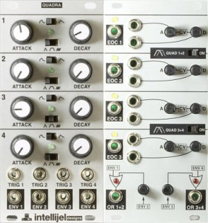 Eurorack Module Quadra + Expander from Intellijel