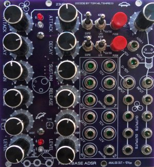 Eurorack Module Moon Base DUO VCADSR from Blue Lantern Modules