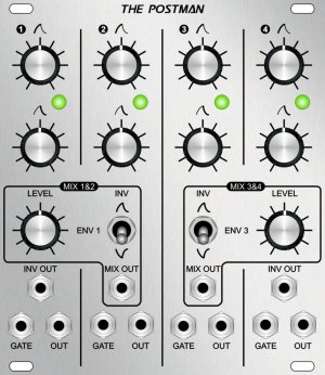 Eurorack Module The Postman EG v1.0 from Hexinverter Électronique