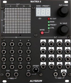 Eurorack Module matrix II from Alyseum