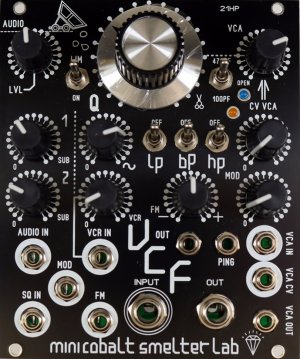 Eurorack Module Mini Cobalt Smelter VCF from Blue Lantern Modules