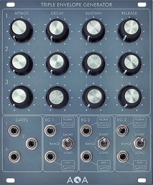 Eurorack Module Triple Envelope Generator TEG-1 from Aqa Elektrix