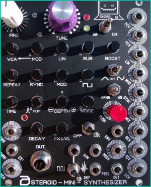 Eurorack Module Asteroid Mini Synthesizer from Blue Lantern Modules