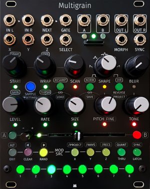 Eurorack Module Multigrain - Black Panel from Mörk Modules