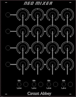 Eurorack Module Neo Mixer from Circuit Abbey