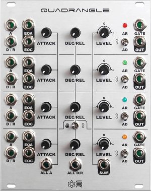 Eurorack Module Quadrangle white version from Synthrotek