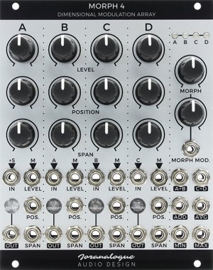 Eurorack Module Morph 4 from Joranalogue Audio Design