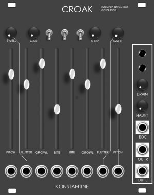 Eurorack Module Croak (alpha) from Konstantine