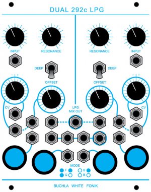 Eurorack Module Dual 292c LPG from Other/unknown