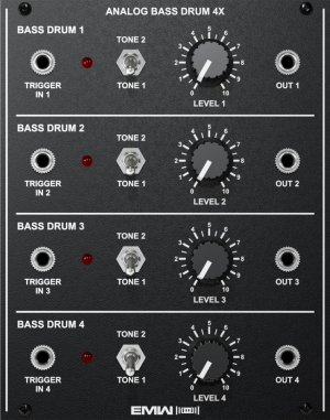 Eurorack Module ANALOG BASS DRUM 4X from EMW