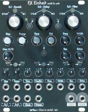 Eurorack Module FX Einheit from Oms In Serial