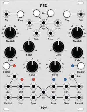 Eurorack Module 4ms PEG - (with external 5V & Grayscale panel) from 4ms Company