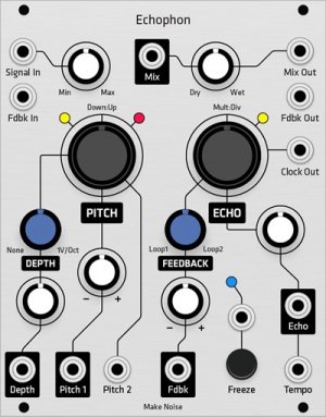 Eurorack Module Make Noise Echophon (Grayscale panel) from Grayscale