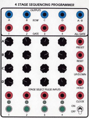 Serge Module 4 Stage Programmer Sequencer from Serge