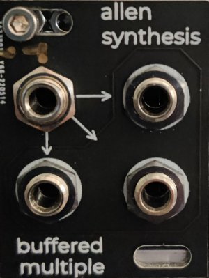 Eurorack Module Buffered Mult from Allen Synthesis