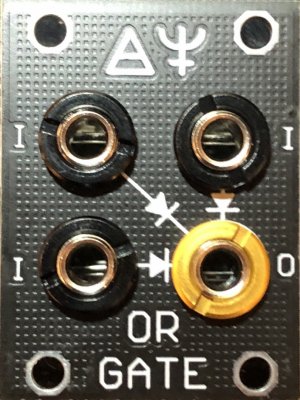 Eurorack Module OR Gate 1U from Analog Ordnance