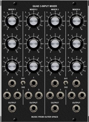 MU Module Vaporware 12345 MFOS Quad 3-Input Mixer from Other/unknown