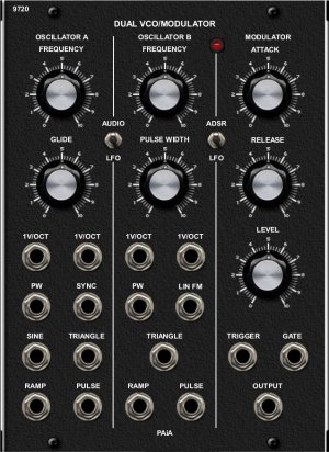 MU Module Vaporware 12345 PAiA Dual VCO/Modulator from Other/unknown