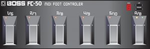 Pedals Module FC-50 MIDI Foot Controller from Boss