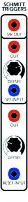 Serge Module Schmitt Triggers from Serge