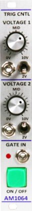 Eurorack Module AM1064 Trigger Controller from AMSynths