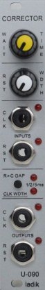 Eurorack Module U-090 Clock/Reset Corrector from Ladik