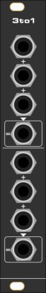 Eurorack Module 3to1 Precision Adder Unity from Electronic Things... and Stuff