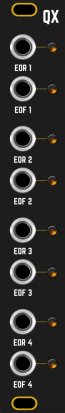 Eurorack Module Dusty Clouds - QX Matte Black / Gold panel from Other/unknown