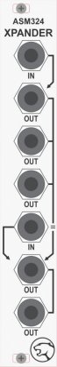 Eurorack Module ASM324 - Xpander (4I/4O) from Elby Designs