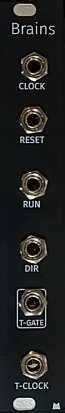 Eurorack Module Brains - Black Panel from Mörk Modules