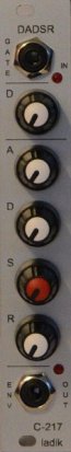 Eurorack Module C-217 DADSR Delayed Envelope from Ladik