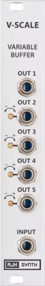 Eurorack Module V-Scale Variable Buffer (Silver Panel Version) from AJH Synth